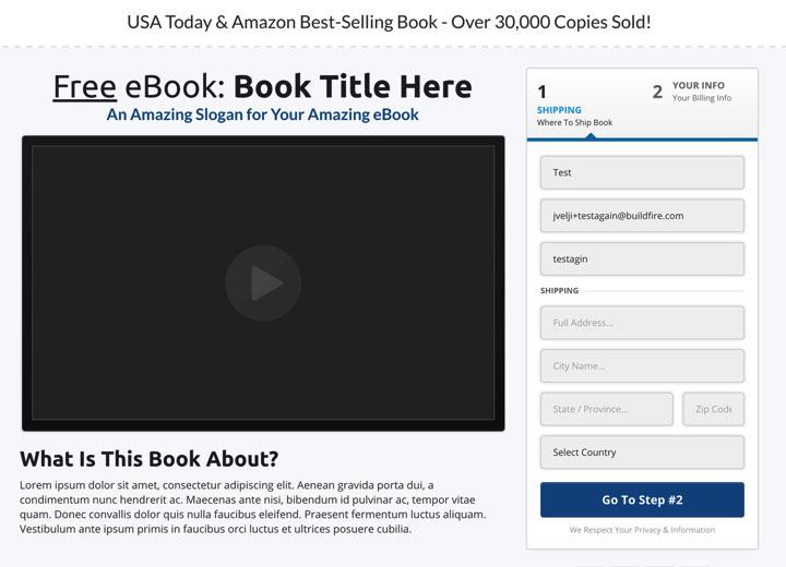 shipping book funnel
