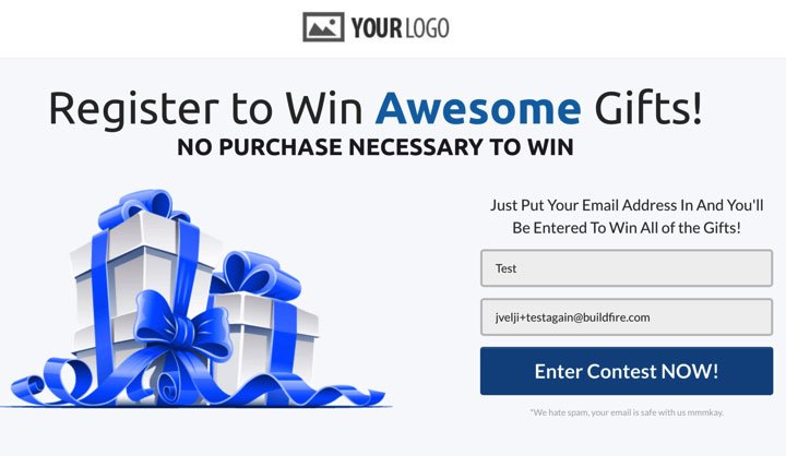 giveaway funnels