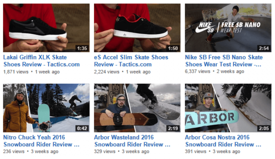 product reviews on youtube