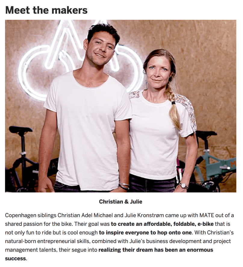 MATE-X e-bike founders