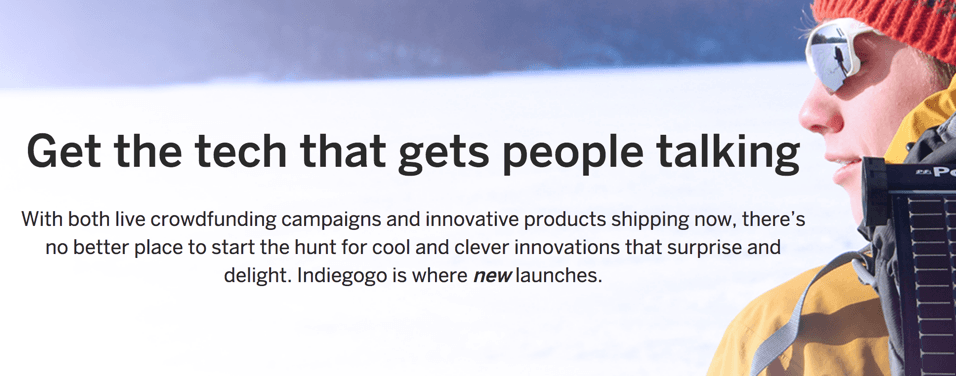 Indiegogo (rewards & equity)