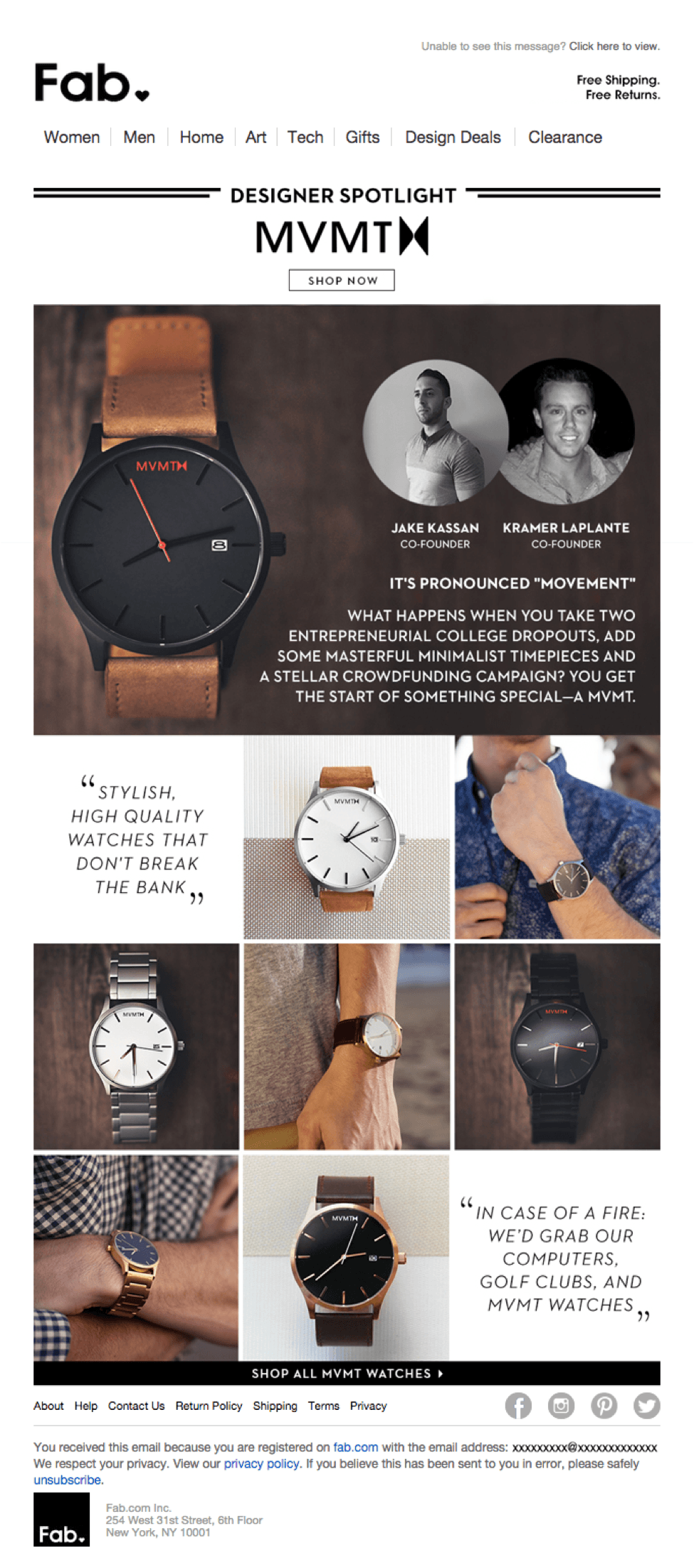 designer newsletter