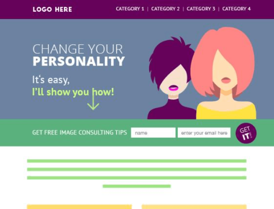 placing an opt in form 
