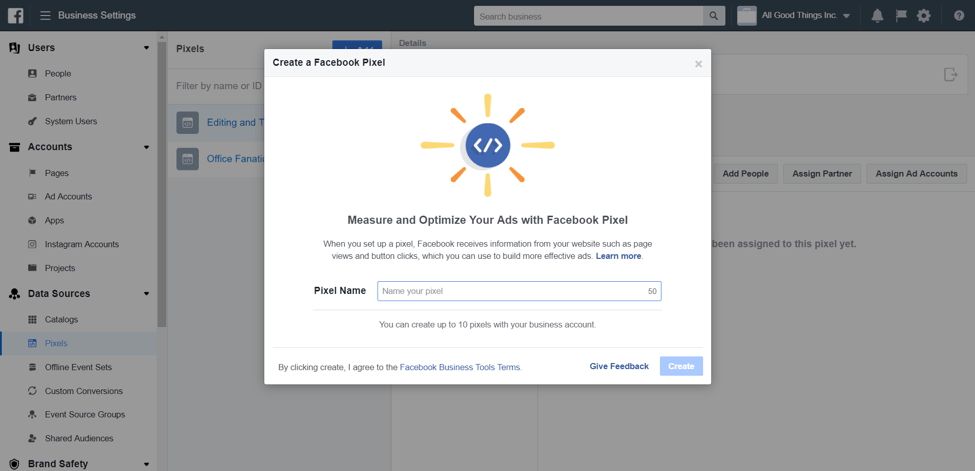 facebook pixel 