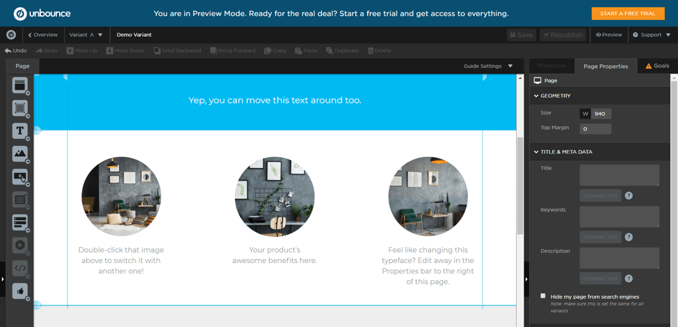 landing page tool